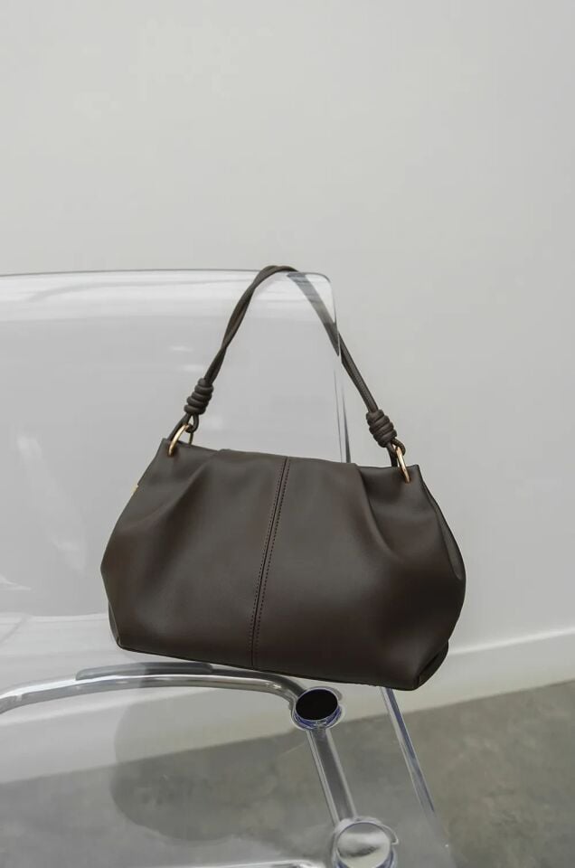 Grande El ve Omuz Çantası Kahverengi