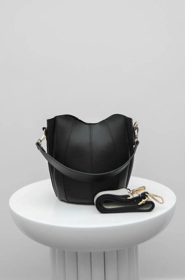 Neve El ve Omuz Çantası Siyah