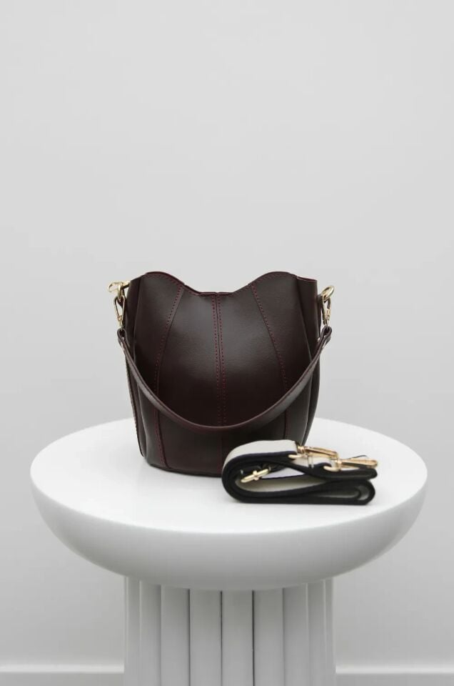 Neve El ve Omuz Çantası Bordo