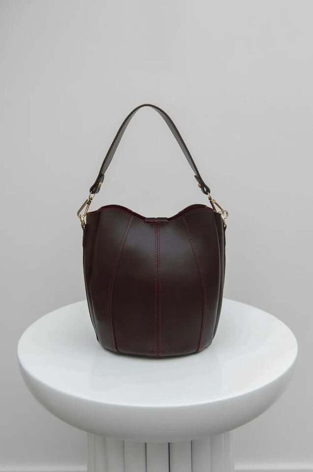 Neve El ve Omuz Çantası Bordo