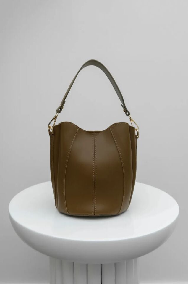 Neve El ve Omuz Çantası Yağ Yeşili