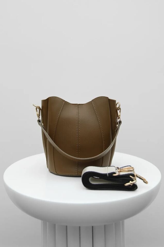 Neve El ve Omuz Çantası Yağ Yeşili