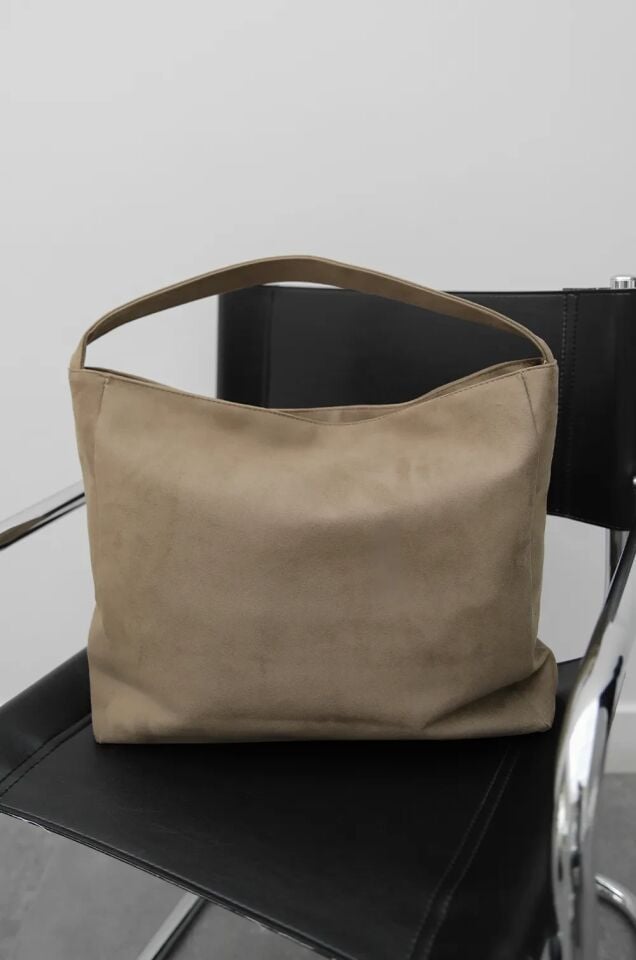 Rosso El ve Omuz Çantası Vizon