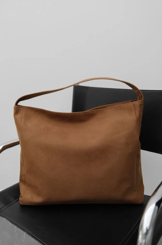 Rosso El ve Omuz Çantası Taba