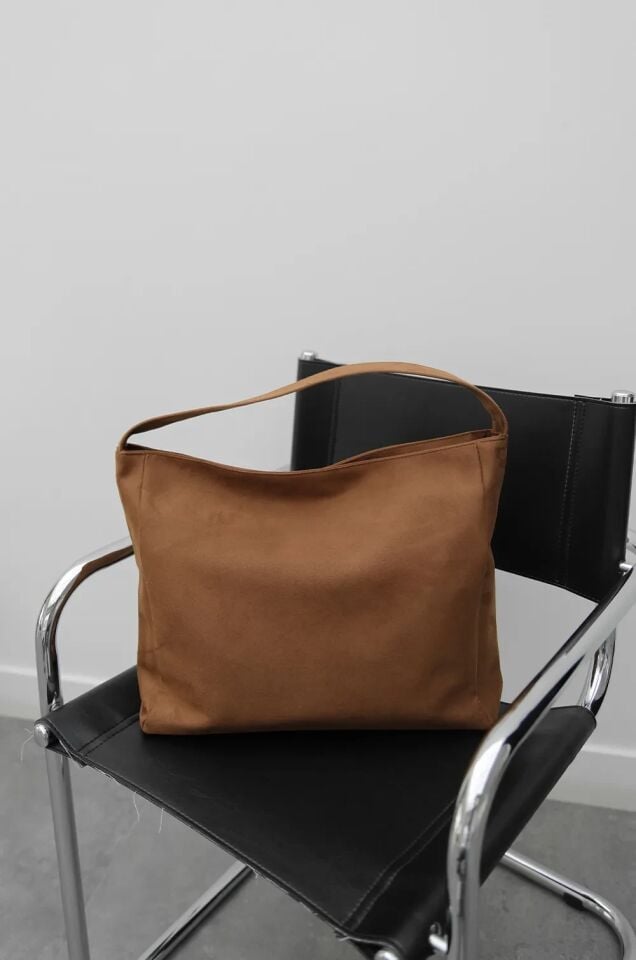 Rosso El ve Omuz Çantası Taba