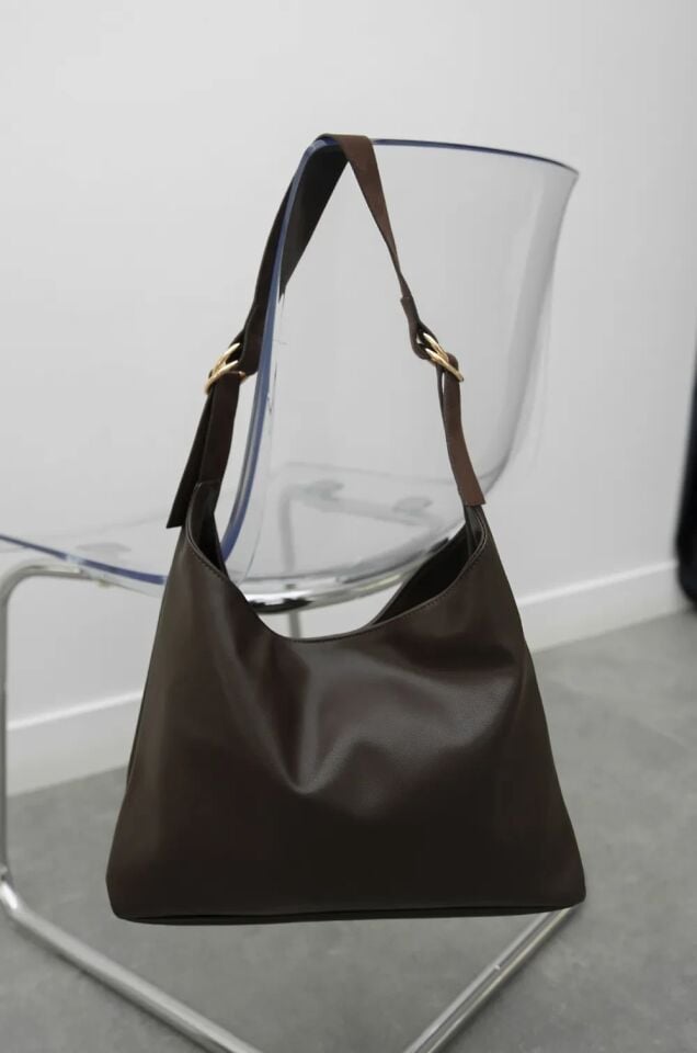 Pıno El ve Omuz Çantası Kahverengi