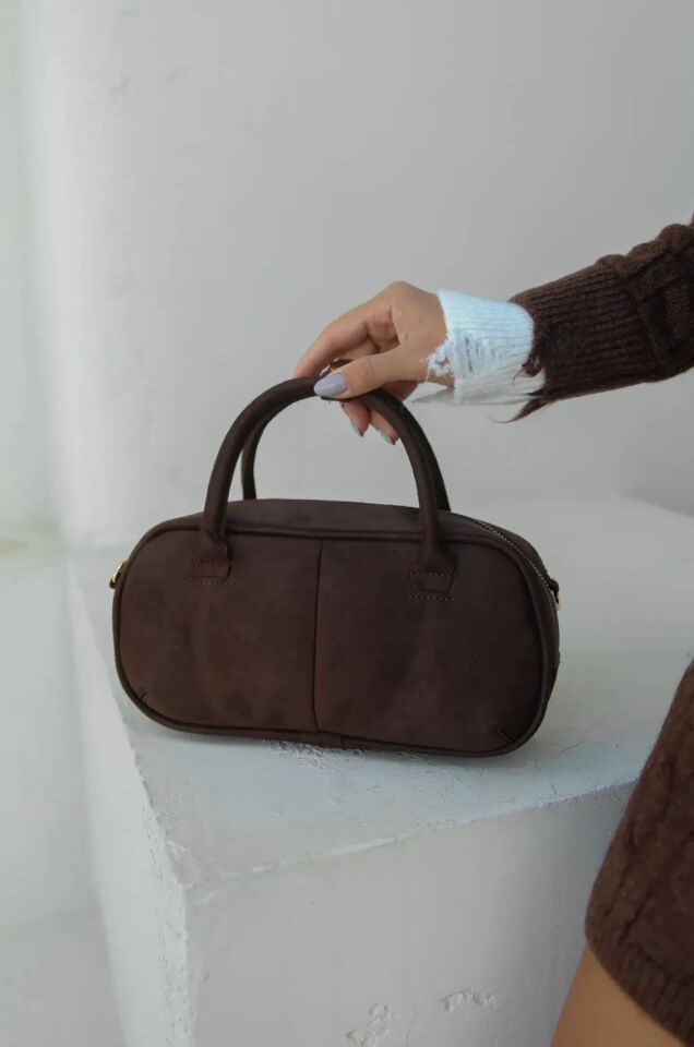 Grazıa El ve Omuz Çantası Kahverengi