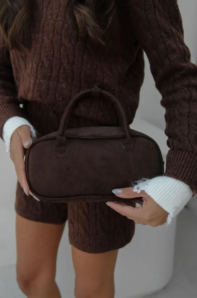 Grazıa El ve Omuz Çantası Kahverengi