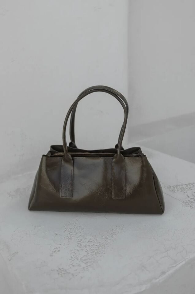 Orıga El ve Omuz Çantası Kahverengi