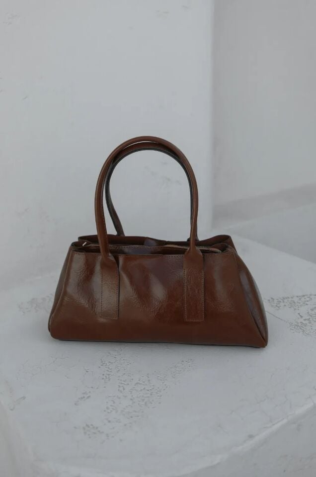 Orıga El ve Omuz Çantası Taba