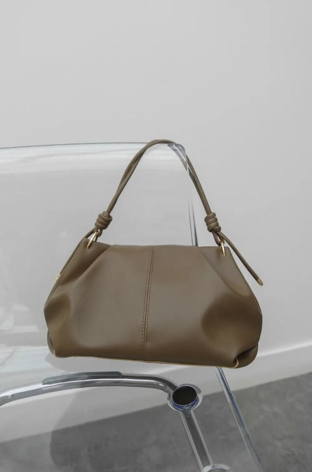 Grande El ve Omuz Çantası Yağ Yeşili