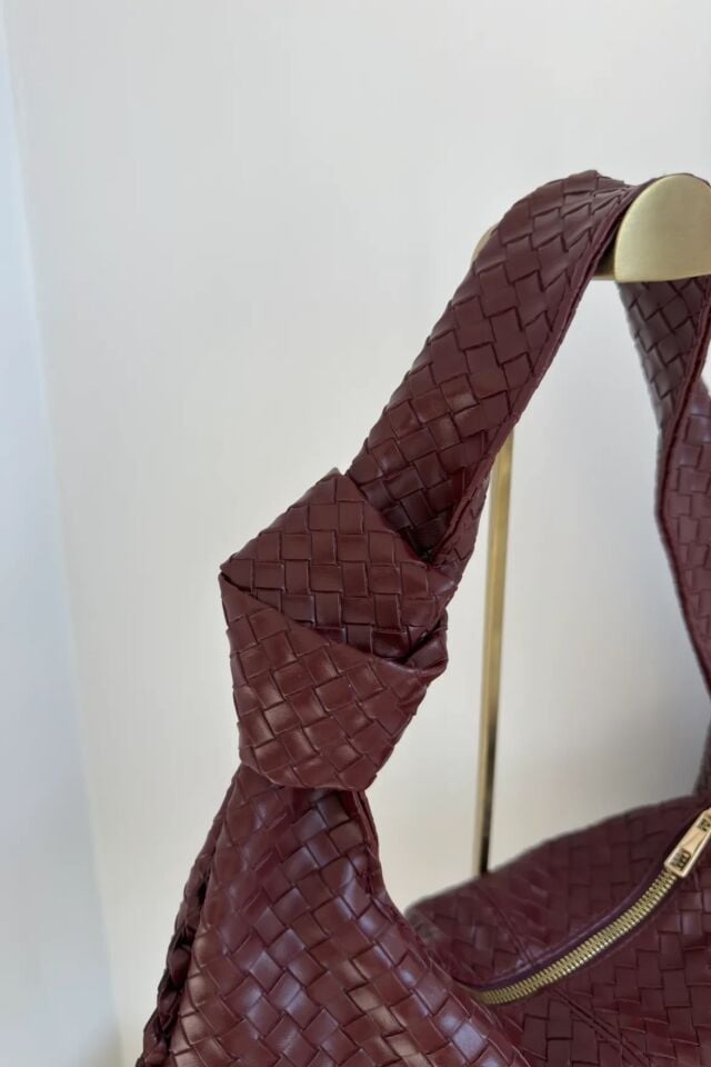 Noble El ve Omuz Çantası Bordo