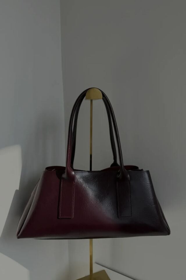 Orıga El ve Omuz Çantası Bordo