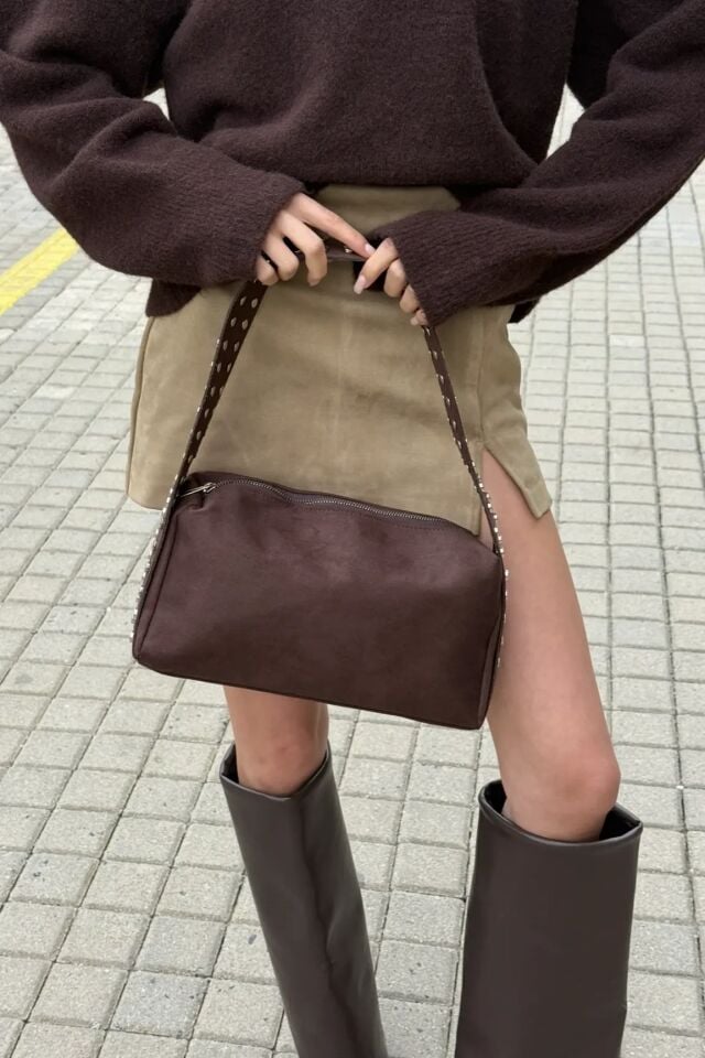 Gelo El ve Omuz Çantası Kahverengi