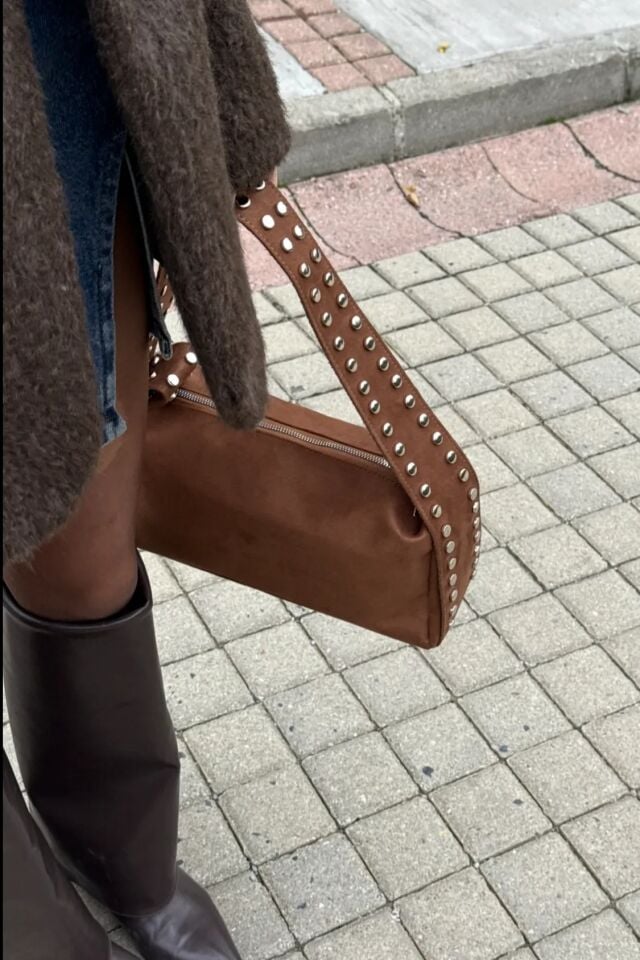 Gelo El ve Omuz Çantası Taba