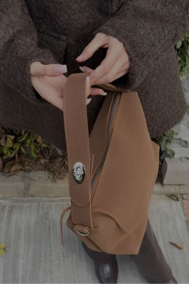 Sera El ve Omuz Çantası Taba