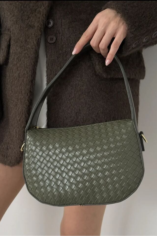 Leve El ve Omuz Çantası Haki