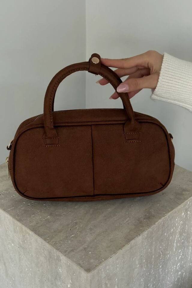 Grazıa El ve Omuz Çantası Taba