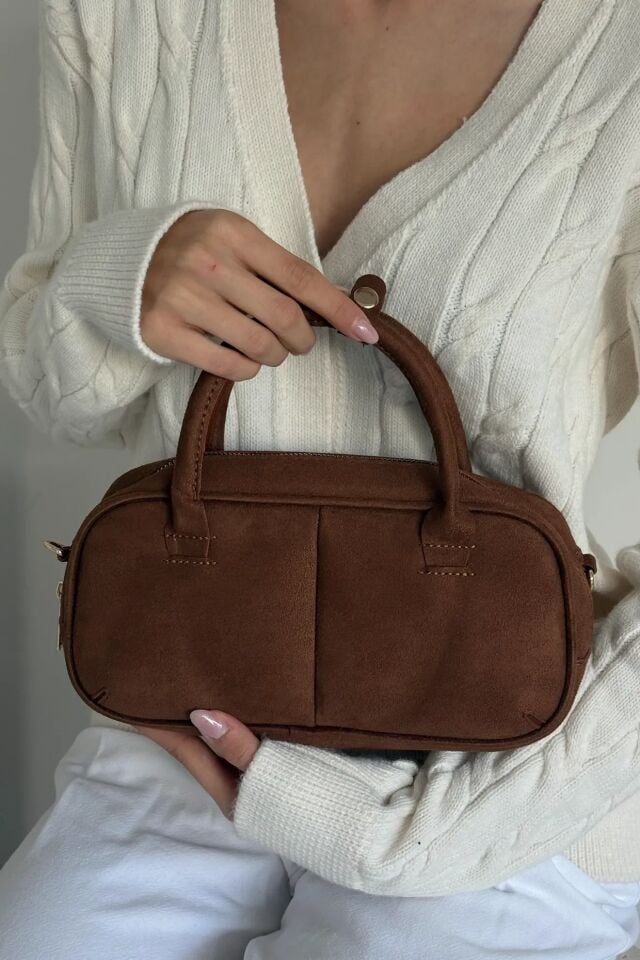 Grazıa El ve Omuz Çantası Taba