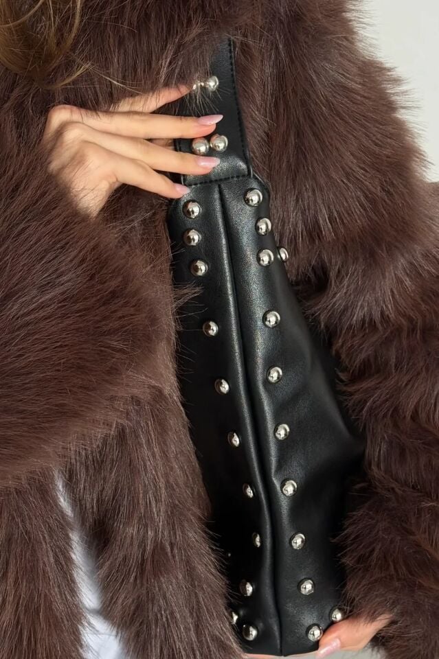 Cuo Siyah El ve Omuz Çantası