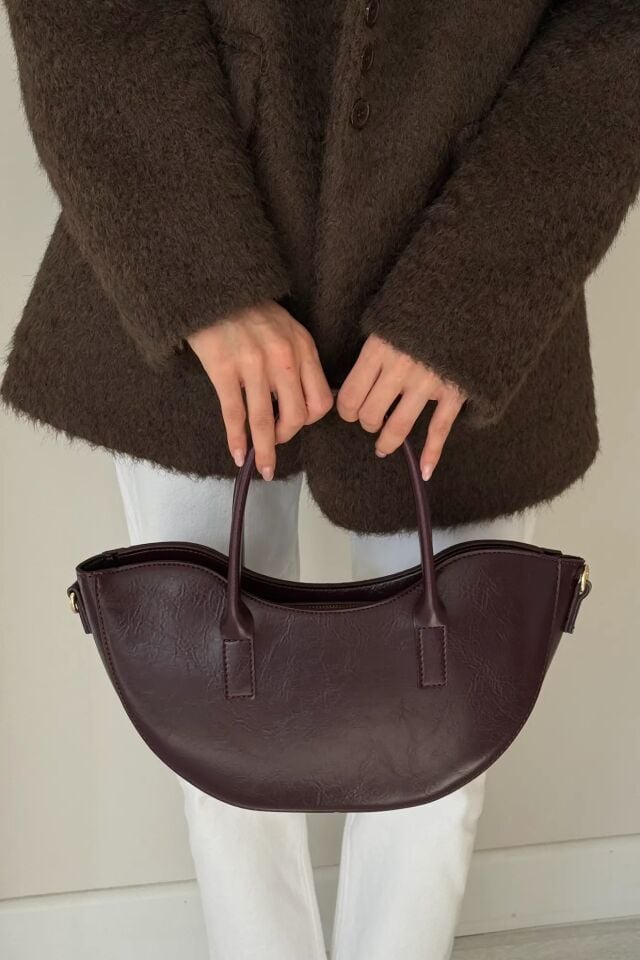 Foi El ve Omuz Çantası Bordo