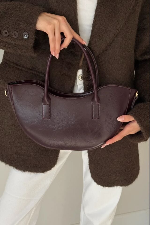 Foi El ve Omuz Çantası Bordo