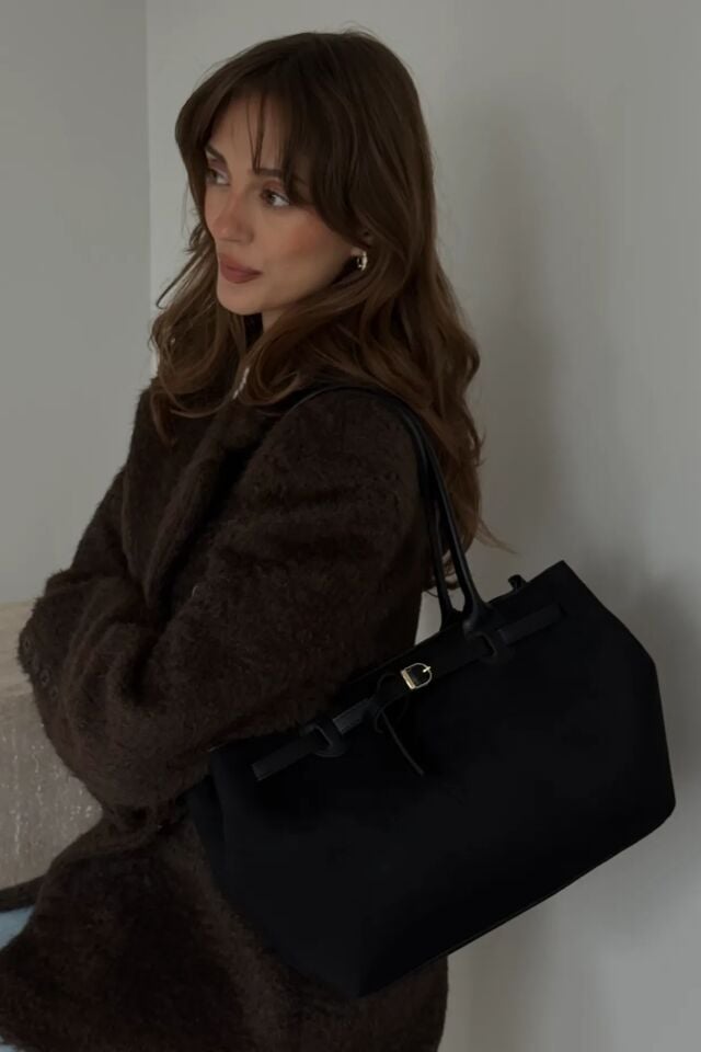 Ivy El ve Omuz Çantası Siyah