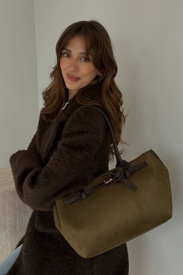 Ivy El ve Omuz Çantası Haki