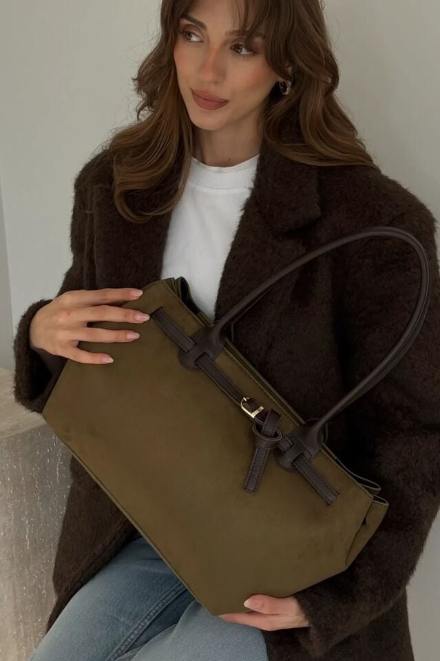 Ivy El ve Omuz Çantası Haki