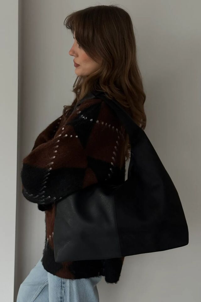 Ero Siyah El ve Omuz Çantası