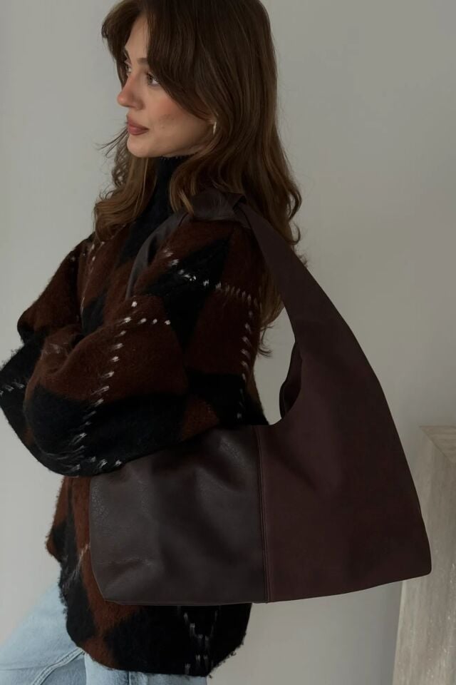 Ero El ve Omuz Çantası Kahverengi