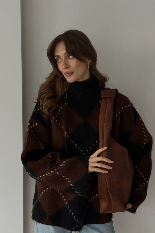 Ero El ve Omuz Çantası Taba