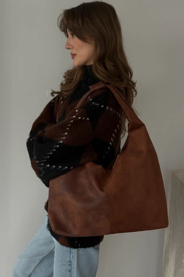 Ero El ve Omuz Çantası Taba