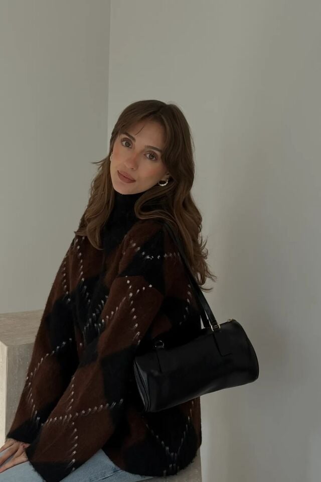 Bene Siyah El ve Omuz Çantası