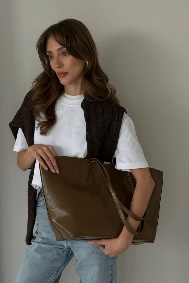 Lago El ve Omuz Çantası Yağ Yeşili