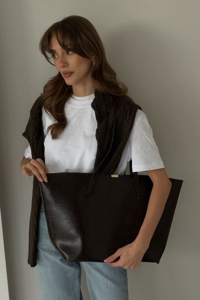 Lago El ve Omuz Çantası Kahverengi