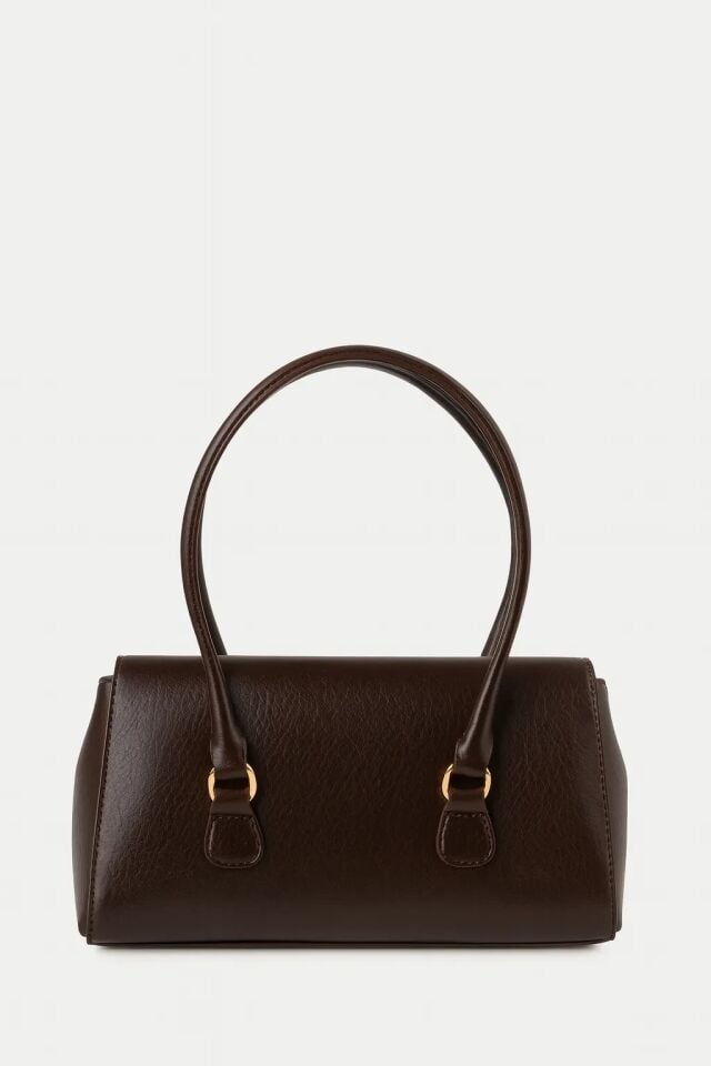 Pia El ve Omuz Çantası Kahverengi