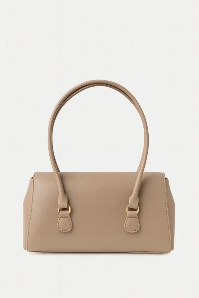 Pia El ve Omuz Çantası Bej