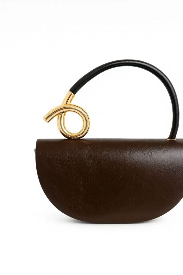 Bold El ve Omuz Çantası Kahverengi