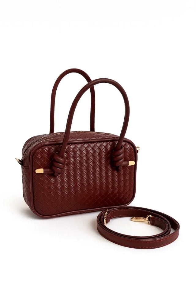 Viva El ve Omuz Çantası Viva Bordo El ve Omuz Çantası