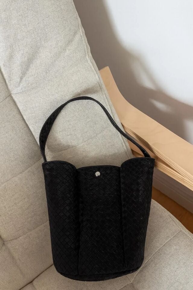 Ava El ve Omuz Çantası Ava Siyah El ve Omuz Çantası