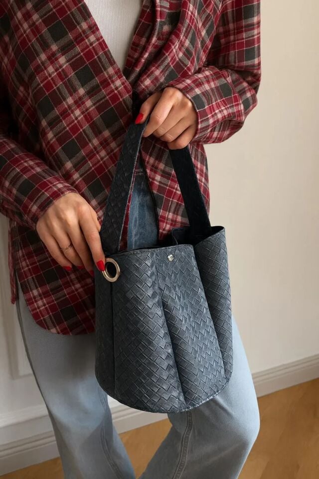 Ava El ve Omuz Çantası Lacivert