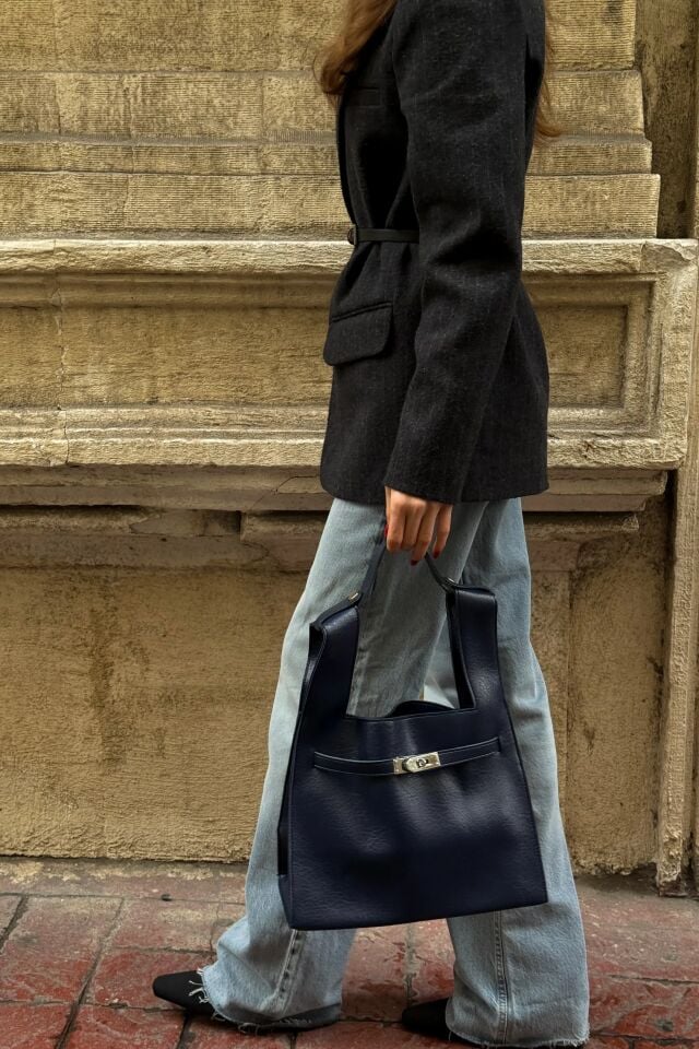 Vero El ve Omuz Çantası Lacivert