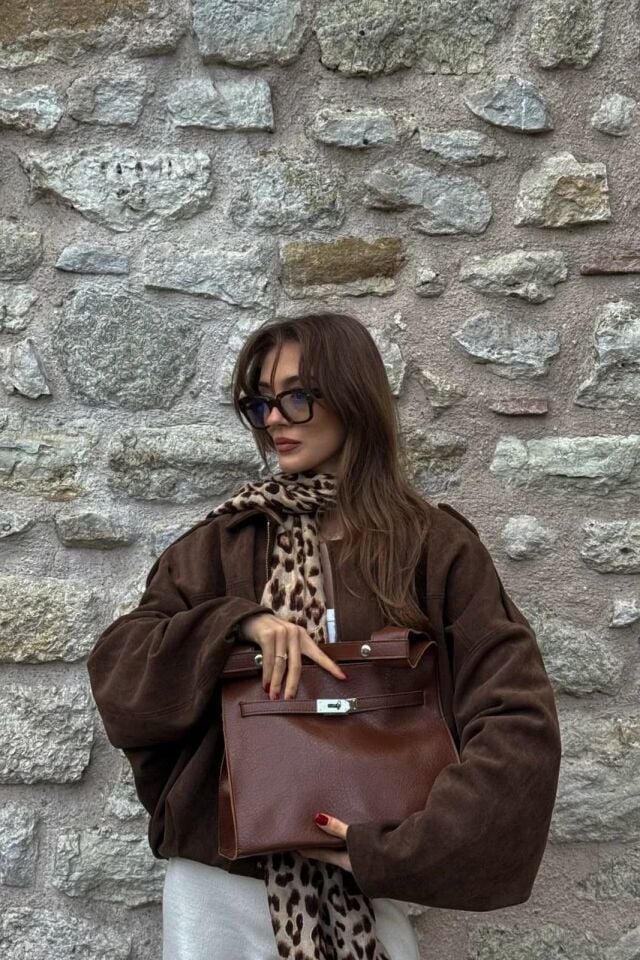 Vero El ve Omuz Çantası Taba