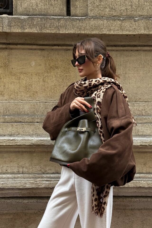 Vero El ve Omuz Çantası Haki