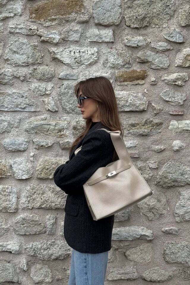 Vero El ve Omuz Çantası Bej