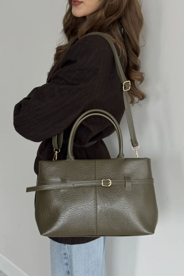 Chi El ve Omuz Çantası Haki