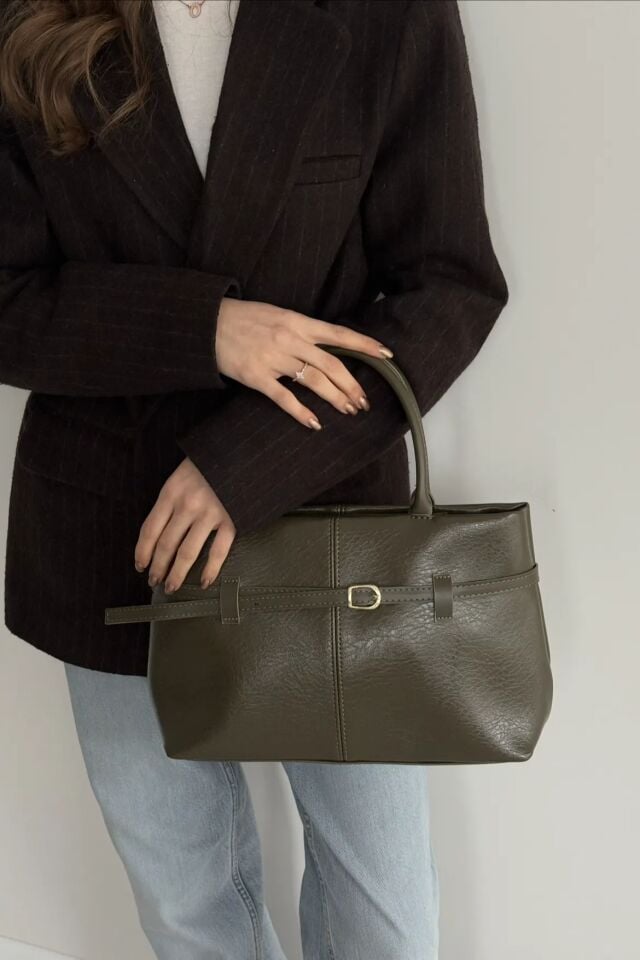 Chi El ve Omuz Çantası Haki