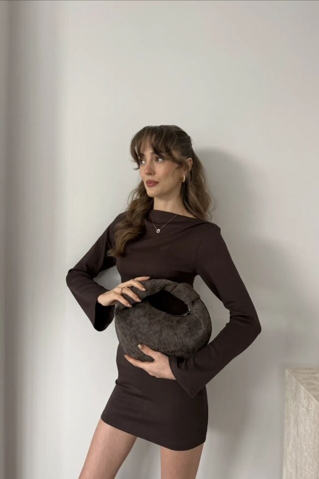 Ora El ve Omuz Çantası Kahverengi