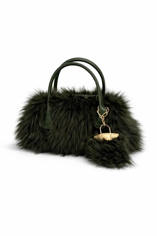 Lia El ve Omuz Çantası Haki